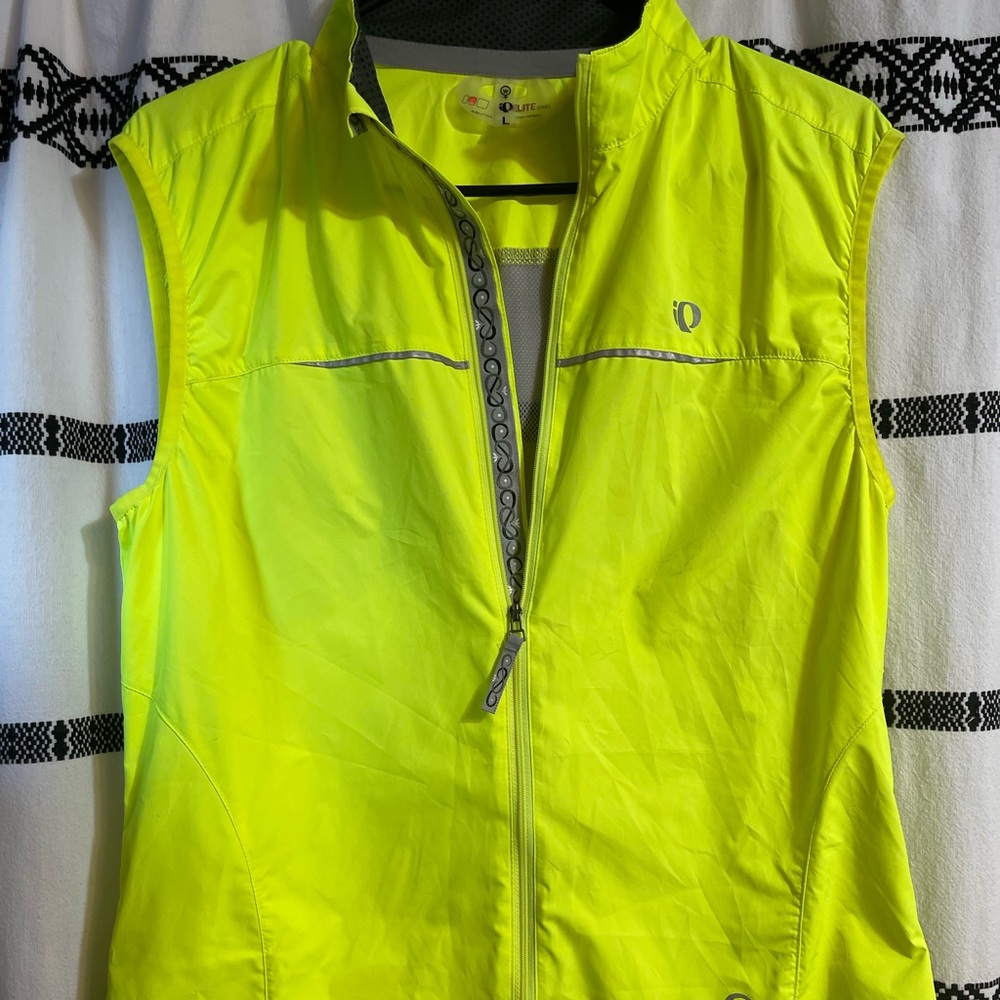 IQ pearl Izumi neon reflective vest